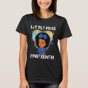 Camiseta Crianças Menina Menina Junta Menina Negra Marrom