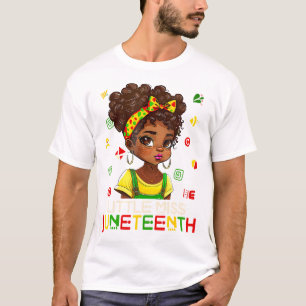 Camiseta Crianças Menina Menina Juntedra Todler Black Hi