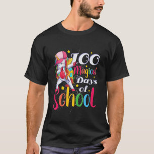 Camiseta Crianças Meninas 100 Dias Mágicos De Primeira Clas
