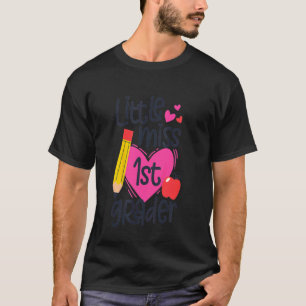Camiseta Crianças Meninas Meninas 1 rua Grader Primeiro Dia