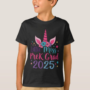 Camiseta Crianças Meninas Meninas Pré-k Formando Meninas Pr