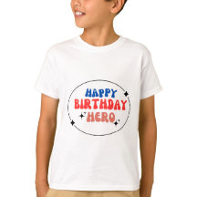 Crianças Menino Básico T-Shirt feliz herro