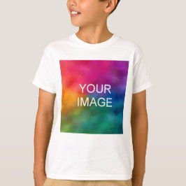 Camiseta Crianças Meninos T-Shirts Frente Design Adicionar