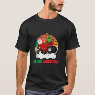 Camiseta Crianças Merecem Papais noeis de Natal Monster Tru