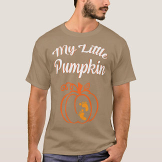Camiseta Crianças Meu Pequeno Pumpkin Pequeno Festa de Hall