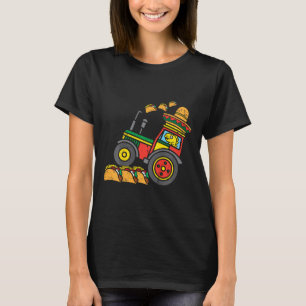 Camiseta Crianças Mexicanas Fazendeiro De Trator Toddler Bo