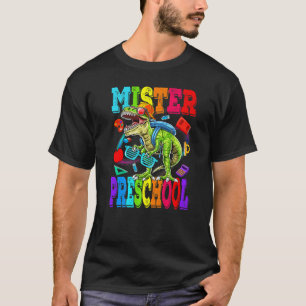 Camiseta Crianças Mister Preschool Duo Monster Truck Dinoss