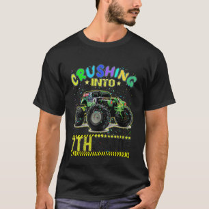 Camiseta Crianças Monster 7 De Caminhão Prontos Para Esmaga