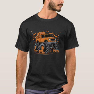 Camiseta Crianças Monstro do Halloween Rapazes Pumpkin Smas