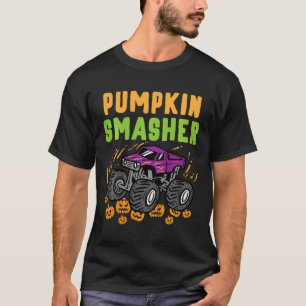 Camiseta Crianças Monstro do Halloween Rapazes Pumpkin Smas