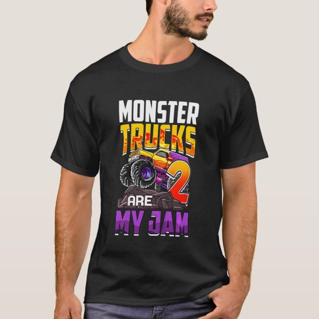 Camiseta Crianças Monstros São O Meu Monstro De segundo ani (Frente)