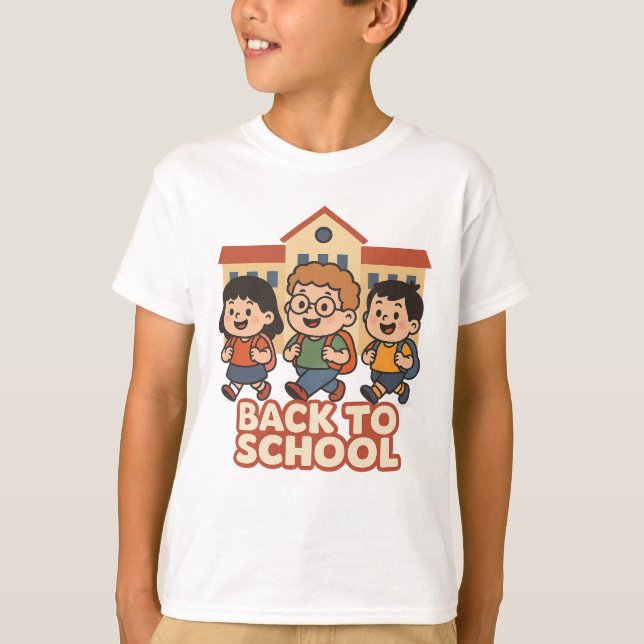 Camiseta Crianças na escola (Frente)