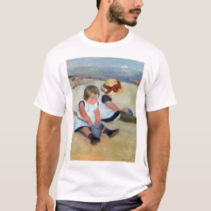 Camiseta Crianças na praia, Cassatt