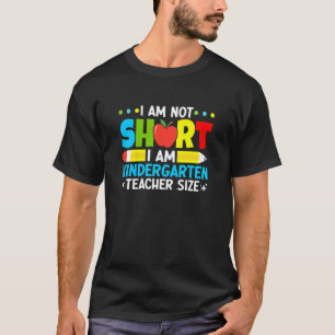 Camiseta Crianças Não Sou Baixo Sou do Jardim de Infância D