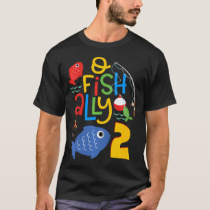 Camiseta Crianças O-Fish-Ally Duas Decorações De Aniversári