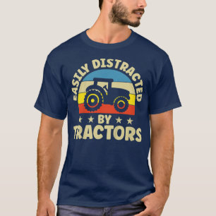 Camiseta Crianças O Futuro Trator De Agricultura É Facilmen