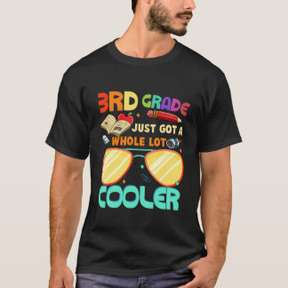 Camiseta Crianças Óculos Estudantes De 3º Grau Mais Fresco 