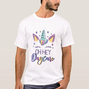 Camiseta Crianças Oh Hey Dia de Creche Vibes Primeiro Dia d