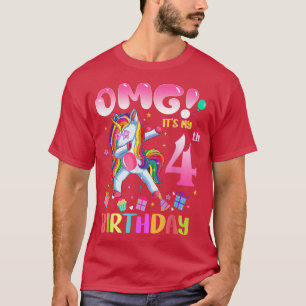 Camiseta Crianças OMG São Minhas Garotas do Quarto Aniversá