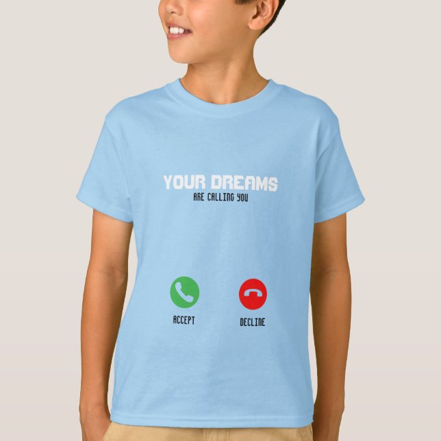 Camiseta crianças palavras motivacionais menininha adolesce (Frente)