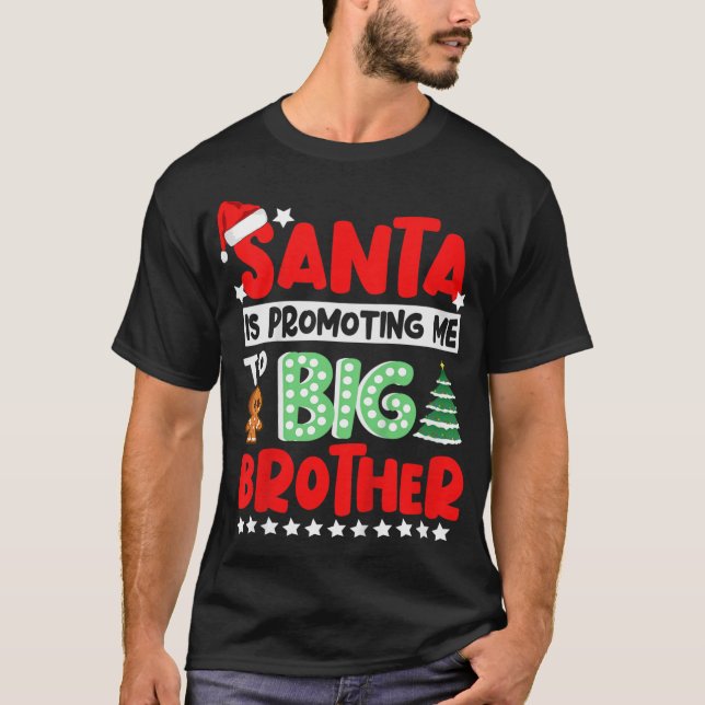 Camiseta Crianças Papais noeis me promovem ao Big Brother C (Frente)