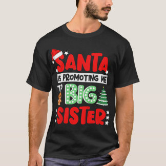 Camiseta Crianças Papais noeis me promovem ao Natal da Irmã