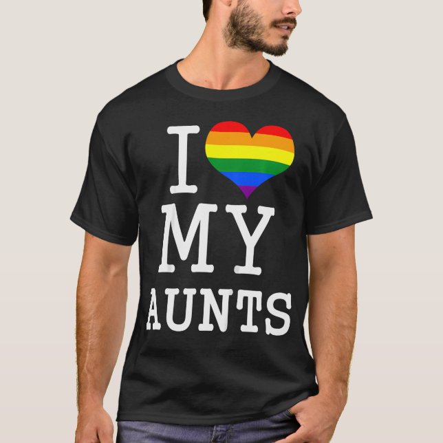 Camiseta Crianças Para As Minhas Tias Gay Lgbb Roupas De Be (Frente)
