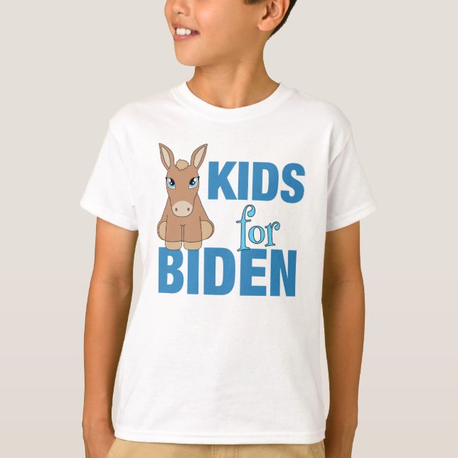 Camiseta Crianças para Biden (Frente)