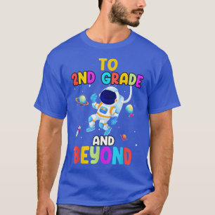 Camiseta Crianças Para segundo E Mais Para Trás Da Escola B