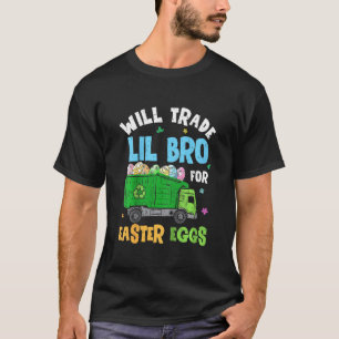 Camiseta Crianças Páscoas Trocarão Irmão Pequeno Para O Gar