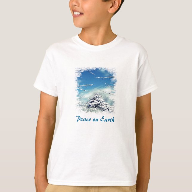 Camiseta Crianças Paz na Terra (Frente)