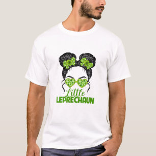 Camiseta Crianças Pequenas Leprechaun Com Arco De Rua De Ra
