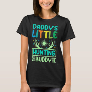 Camiseta Crianças Pequeno Companheiro de Caça do Papai