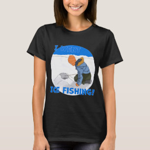 Camiseta crianças pescando no loch ness