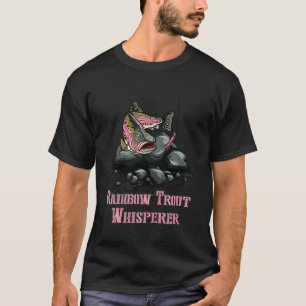 Camiseta Crianças Pescando Truta Arco-Íris Sussurro