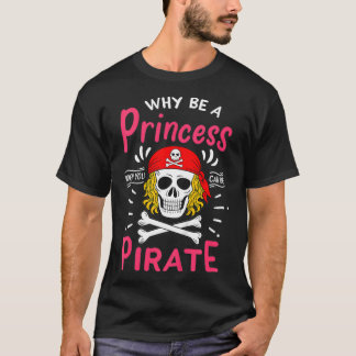 Camiseta Crianças Pirata Princesa