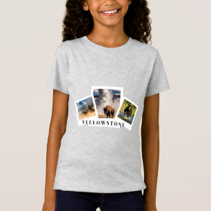 Camiseta Crianças Polaroid Yellowstone