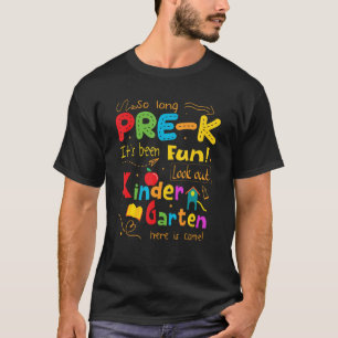 Camiseta Crianças Por Muito Tempo Pré-Jardim Secundário Aqu