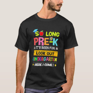 Camiseta Crianças Por Muito Tempo Pré-Jardim Secundário Do