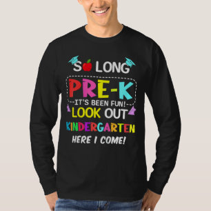 Camiseta Crianças Por Muito Tempo Pré-Jardim Secundário Do