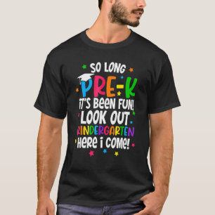 Camiseta Crianças Por Muito Tempo Pré-Jardim Secundário Do