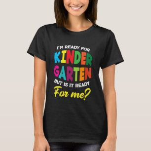 Camiseta Crianças Pré-formatura Jardim de Infância