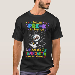 Camiseta Crianças Pré K Foi Divertido Olhar para o jardim d