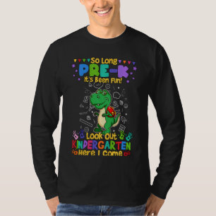 Camiseta Crianças Pré K Foi Divertido Olhar para o jardim d
