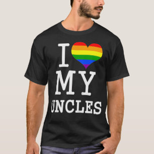Camiseta Crianças Presentes para Gay Tios Filhos Roupas Beb