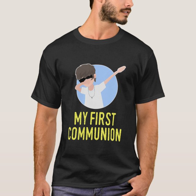 Camiseta Crianças Primeira Comunhão 1Rua Comunhão Santa (Frente)