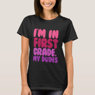 Camiseta Crianças Primeira Gradação Im No Primeiro Grau Meu