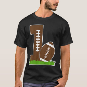 Camiseta Crianças primeiro aniversario Futebol Boy Um Ano