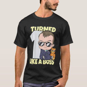 Camiseta Crianças primeiro aniversario Garota Garota 1 Ano