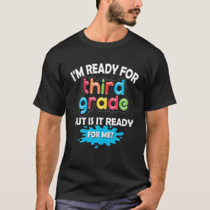 Camiseta Crianças Primeiro Dia De Terceiro Grau 3Rd Engra